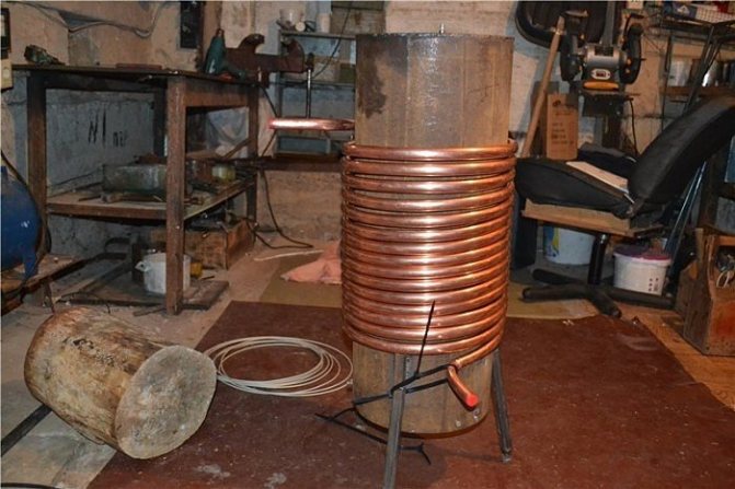 Bobine de cuivre tubulaire