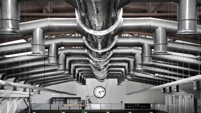 Construction de tuyaux de ventilation