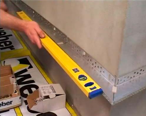 Installation du profil de socle