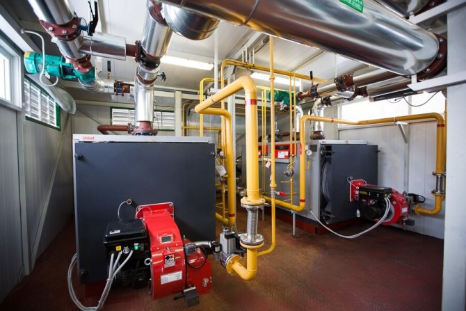 Installation d'une chaufferie à gaz dans l'entreprise