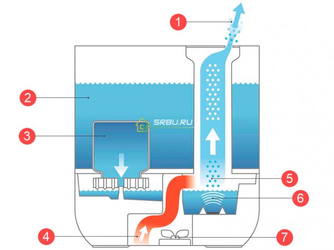 Appareil humidificateur à ultrasons