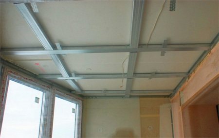 isolation du plafond du balcon