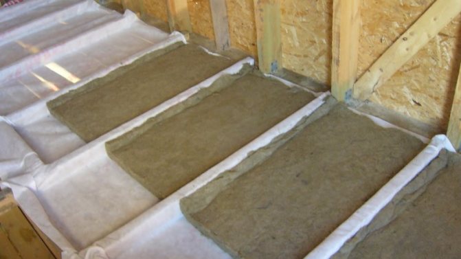 isolation du plafond dans une maison privée