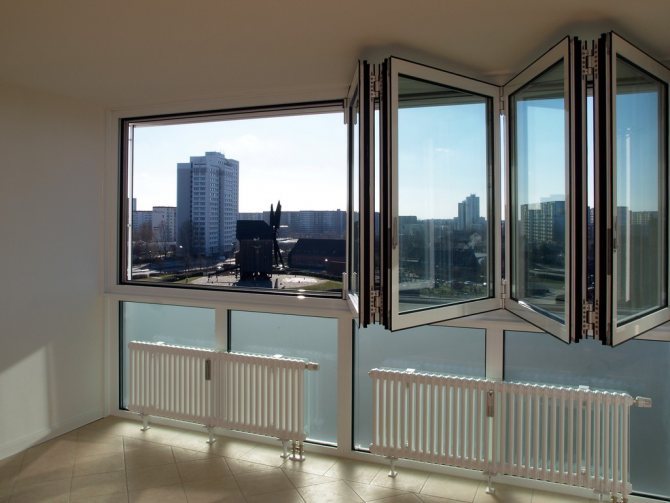 Balcon panoramique isolé