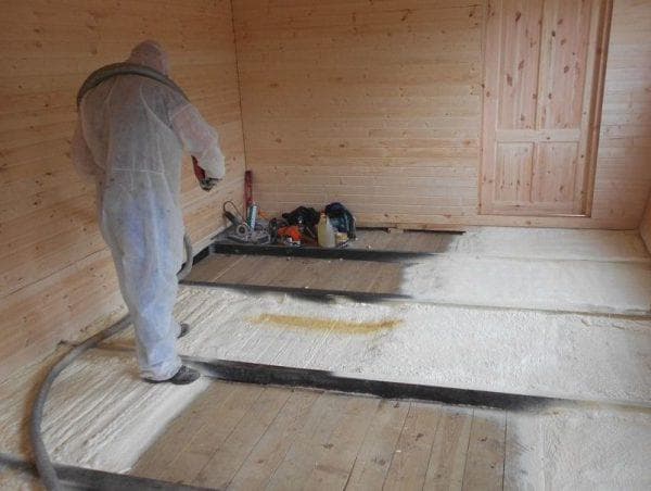 isolation Mousse polyuréthane pour le sol