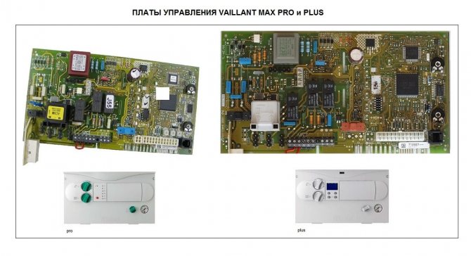 Cartes de contrôle Vaillant atmoMAX