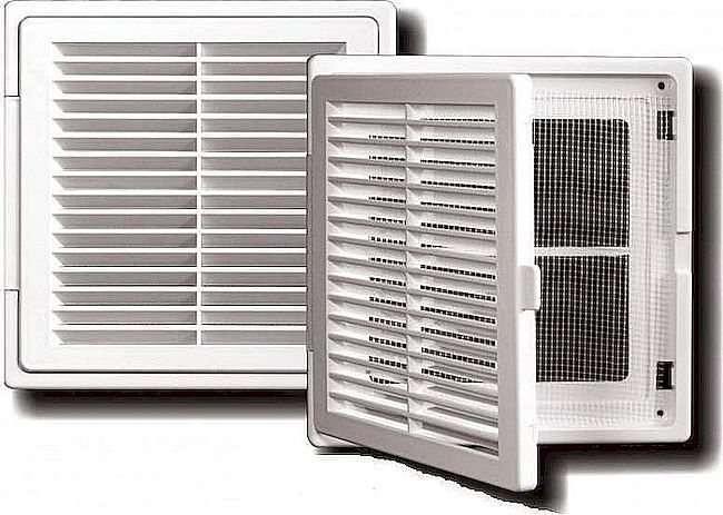 Grille de ventilation avec ventilateur