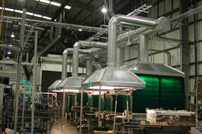 ventilation des locaux industriels