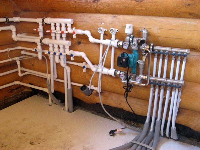 Chauffage de l'eau dans une maison privée