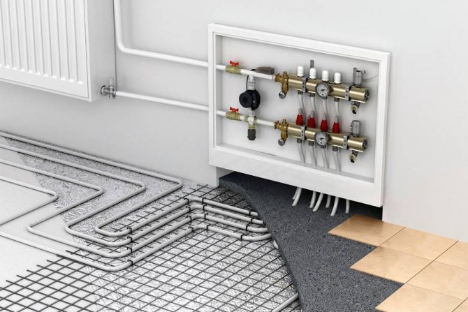 Plancher chauffant à l'eau à faire soi-même sous la chape - technique d'installation