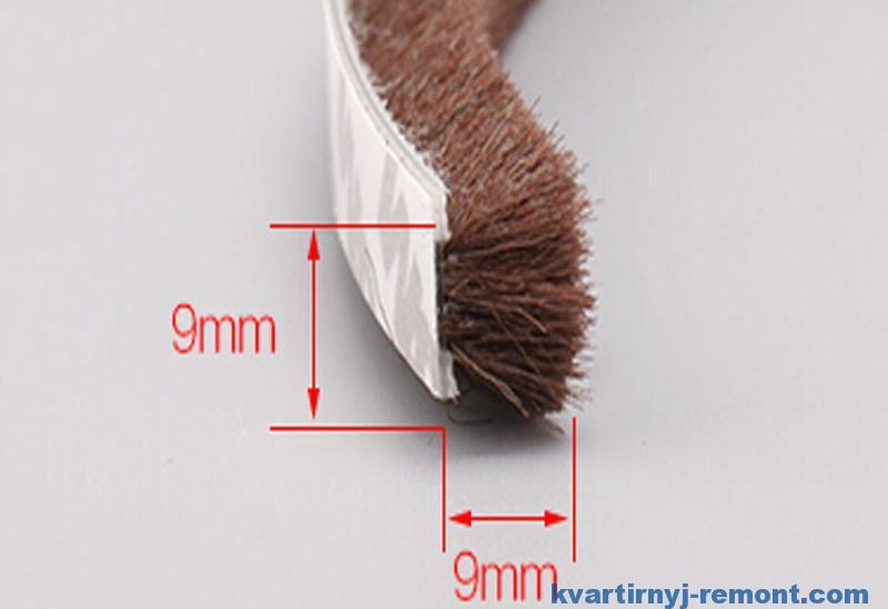 Joints de porte en feutre
