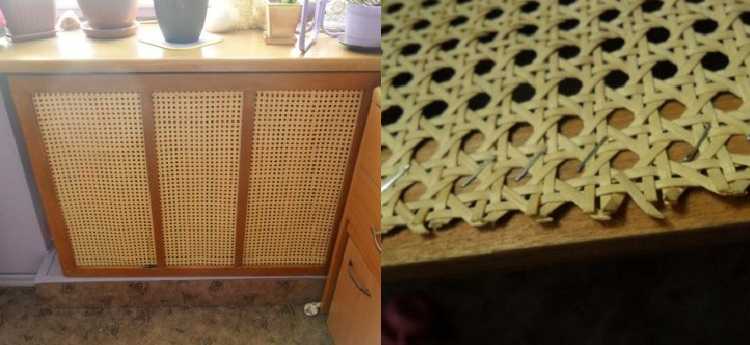 Voici un treillis en rotin à faire soi-même