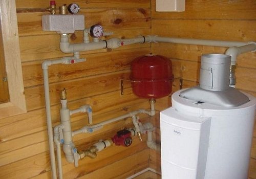 Photo du système de chauffage fermé