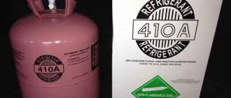 Ravitaillement des climatiseurs avec le populaire fréon R410A