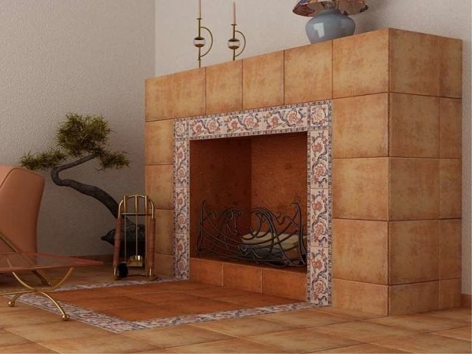 Protection du sol avec des carreaux de céramique