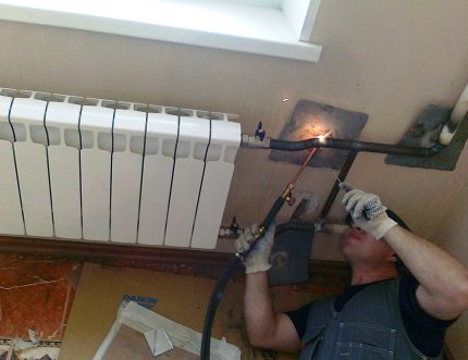 Protection des murs et des sols lors du soudage