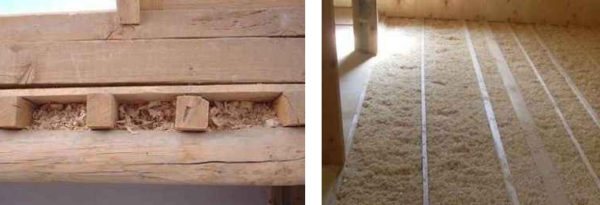 remblayer la sciure de bois